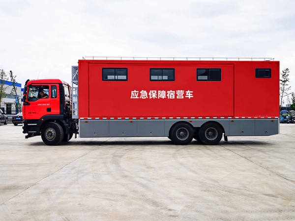 重汽汕德卡應急保障宿營車 重汽汕德卡應急保障宿營車