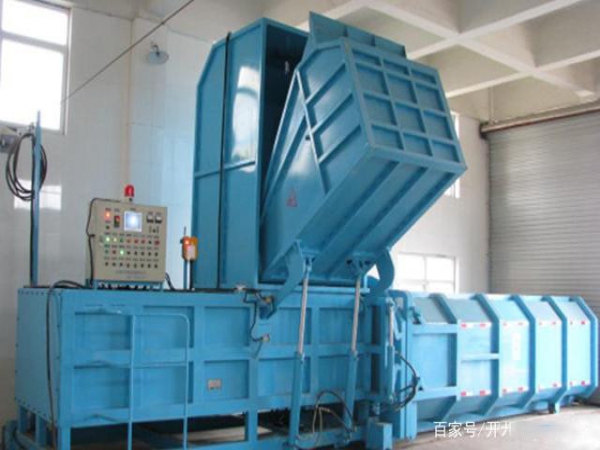 分體式水平壓縮垃圾站(側料斗上料) 分體式水平壓縮垃圾站(側料斗上料)