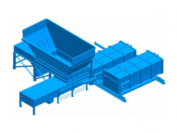分體式水平壓縮垃圾站(二次輔推預(yù)壓) 分體式水平壓縮垃圾站(二次輔推預(yù)壓)